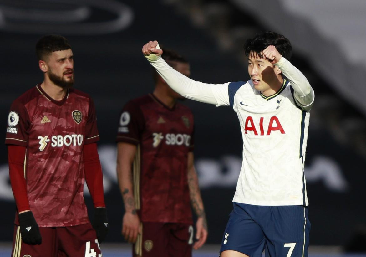 Victoria del Tottenham ante el Leeds de Bielsa, REUTERS