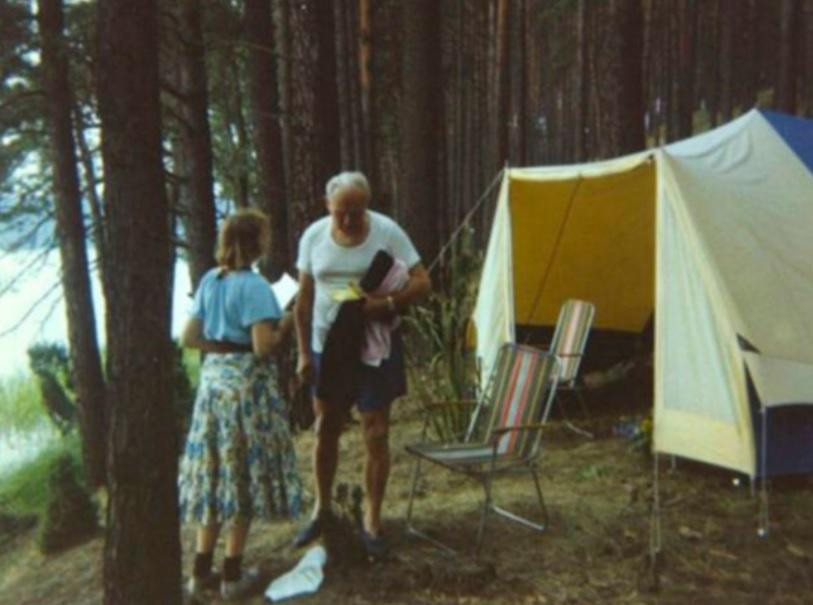 Juan Pablo II, Karol Wojtyla, Anna-Teresa Tymieniecka, foto Bill y Jadwiga Smith