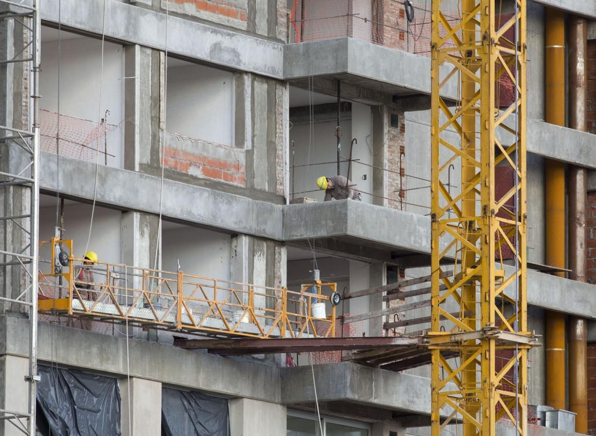 Construcción, obra en construcción, materiales para la construcción, Foto NA