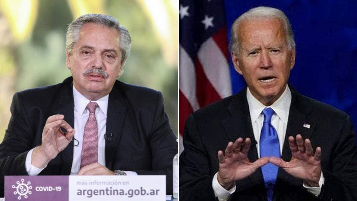 Alberto Fernández y Joe Biden