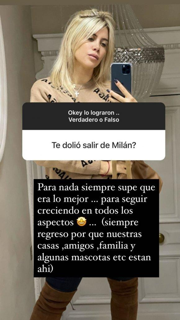 Las confesiones picantes de Wanda Nara en un 