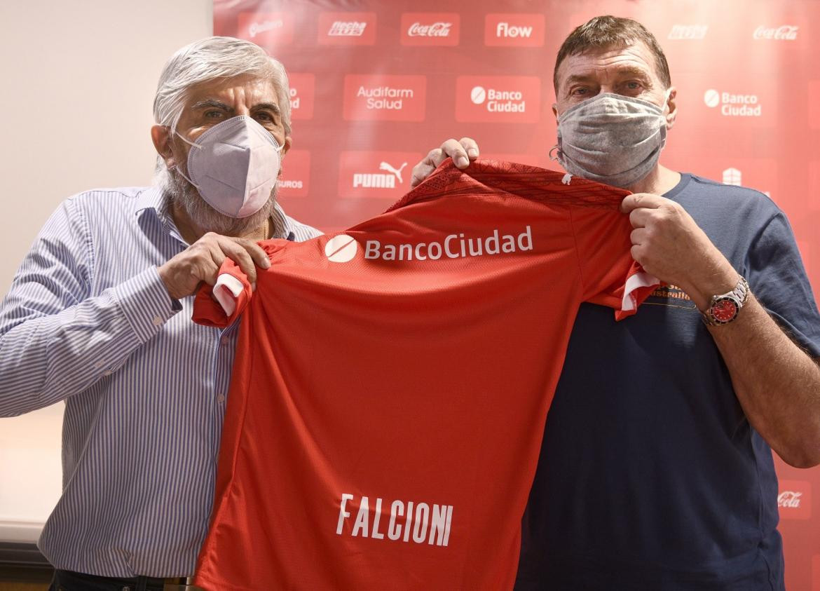 Hugo Moyano, Julio César Falcioni, Independiente, fútbol, NA