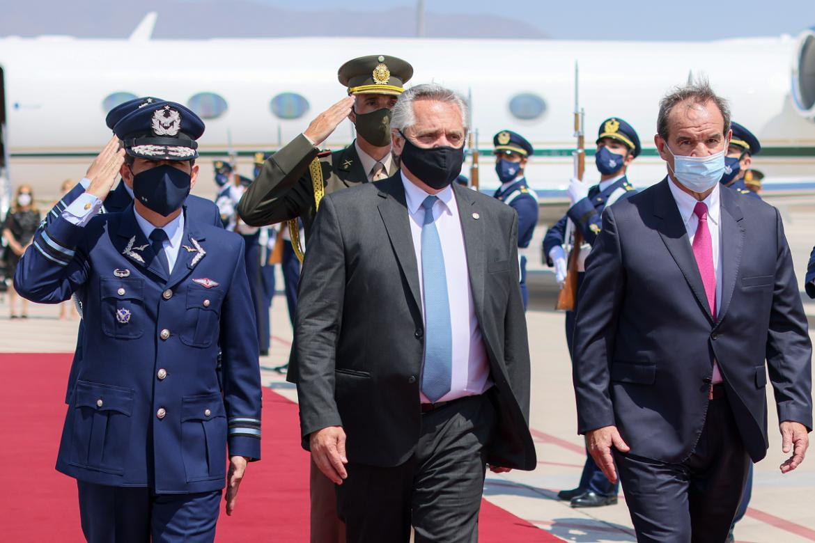 Alberto Fernández, presidente de Argentina, visita a Chile	