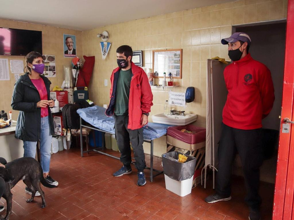 Operativo de contingencia de la Municipalidad de Quilmes en la Ribera por crecida del Río de La Plata