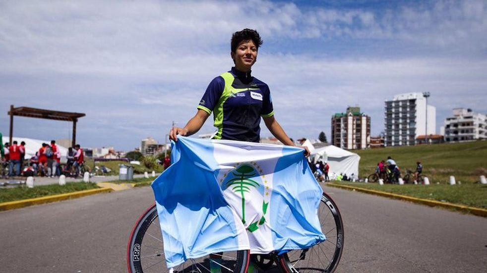 Abril Garzón, ciclista argentina