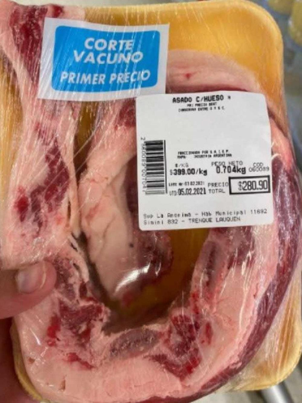 Polémica con cortes populares de carne