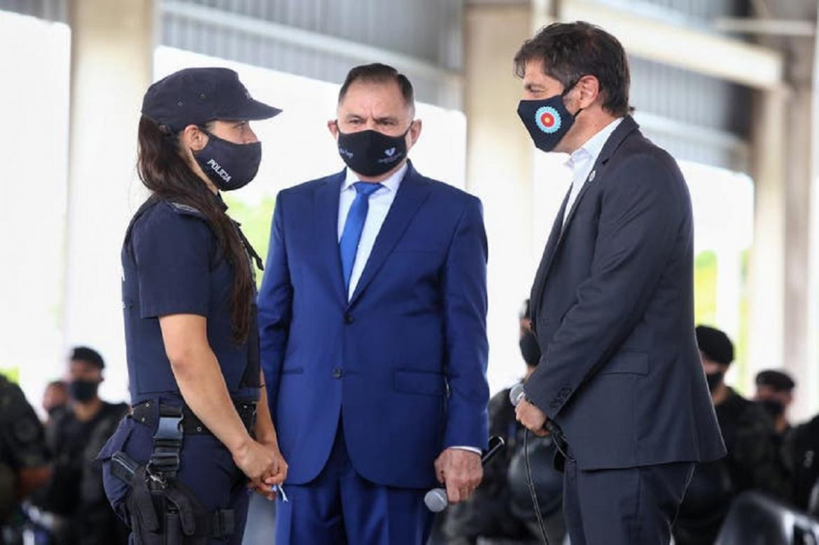 Axel Kicillof, entrega de patrulleros en Florencio Varela.