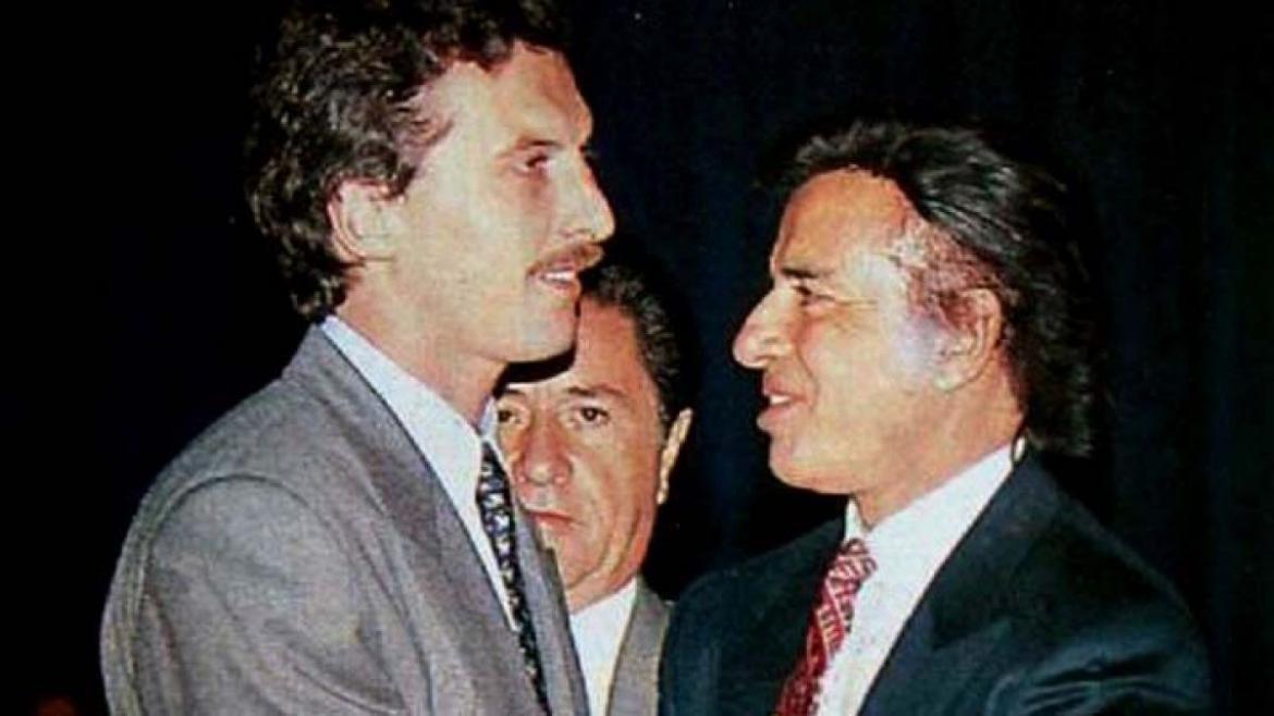 Mauricio Macri y Carlos Menem