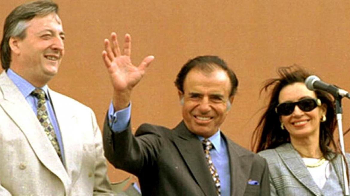 Cristina Kirchner y Carlos Menem