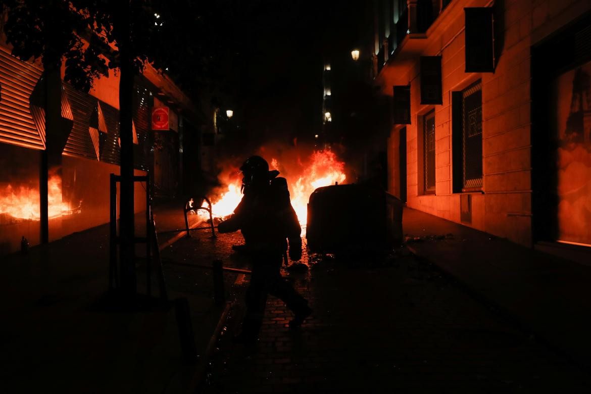 Incidentes en España tras la detención de Pablo Hasél, REUTERS