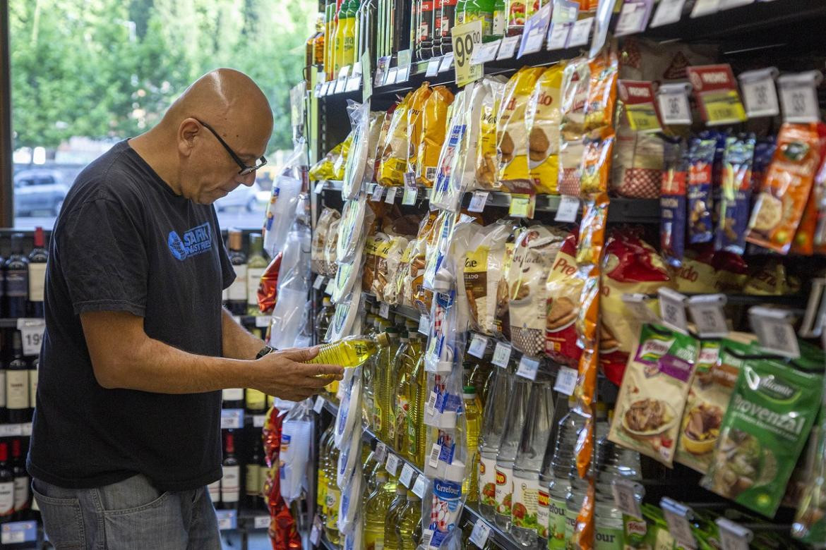 Supermercado, canasta básica de alimentos, consumo, inflación, Foto NA