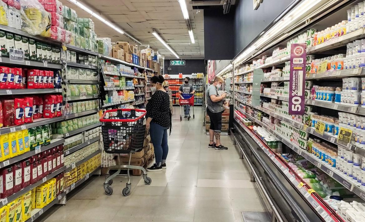 Supermercado, canasta básica de alimentos, consumo, inflación, Foto NA