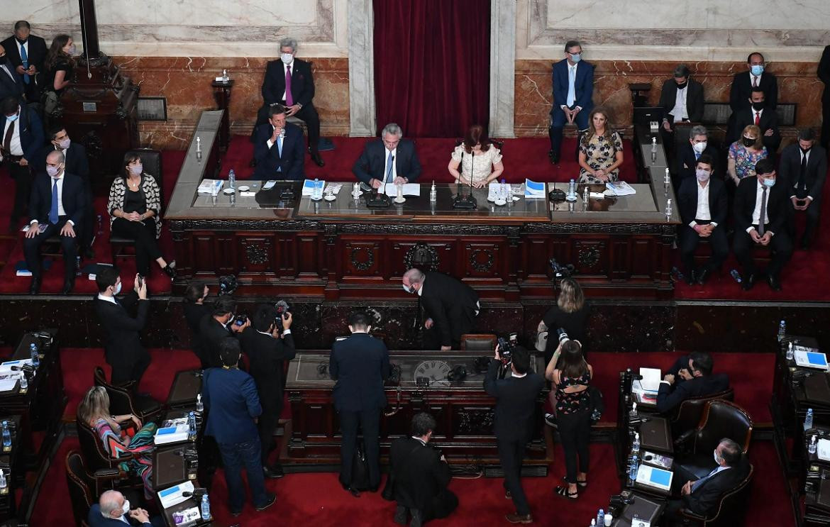 Alberto Fernández, presidente de Argentina, Asamblea Legislativa, Congreso, NA