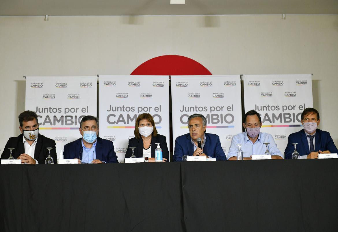 Conferencia de prensa de integrantes de Juntos por el Cambio, AGENCIA NA