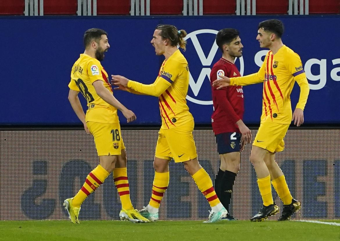 Barcelona vs Osasuna, Reuters