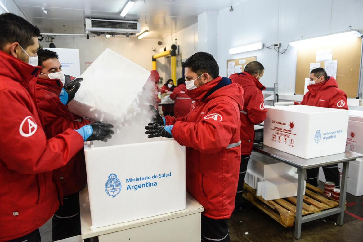 Vacuna rusa Sputnik V contra coronavirus, distribución, Foto Presidencia de la Nación