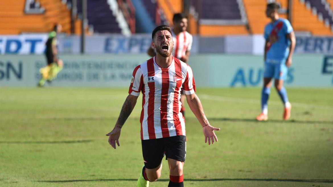 Estudiantes de La Plata, festejo contra Arsenal, NA