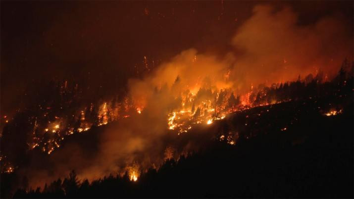 Incendios en la Patagonia