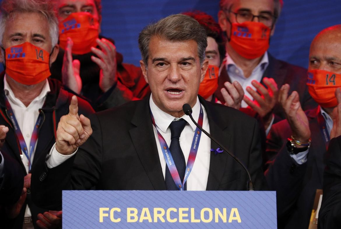 Joan Laporta, presidente del Barcelona. Reuters