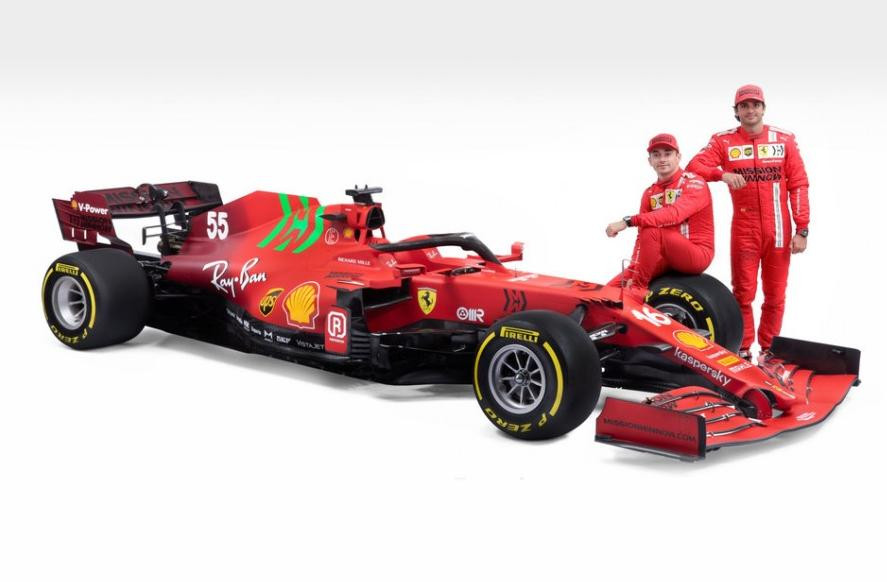 Fórmula 1, Ferrari SF21, automovilismo deportivo, Foto Scudería Ferrari