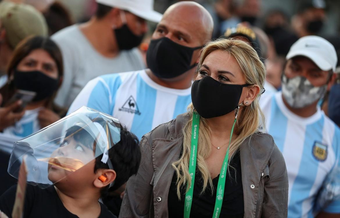 Marcha por Diego Maradona, Reuters.