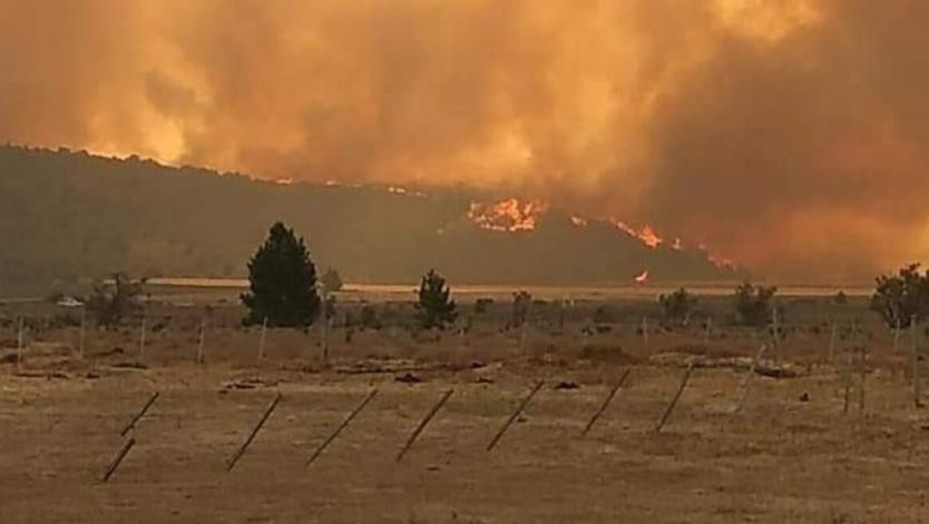 Incendios en la Patagonia, Chubut, NA