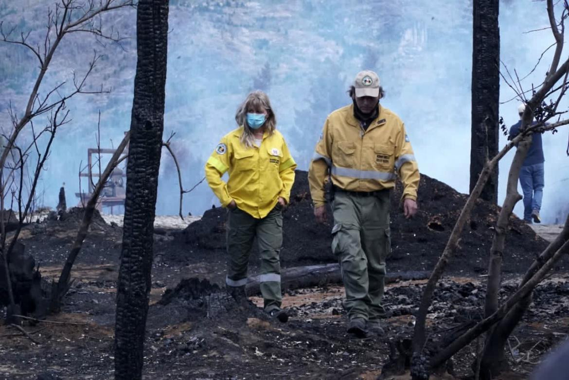 Incendios en la Patagonia, NA