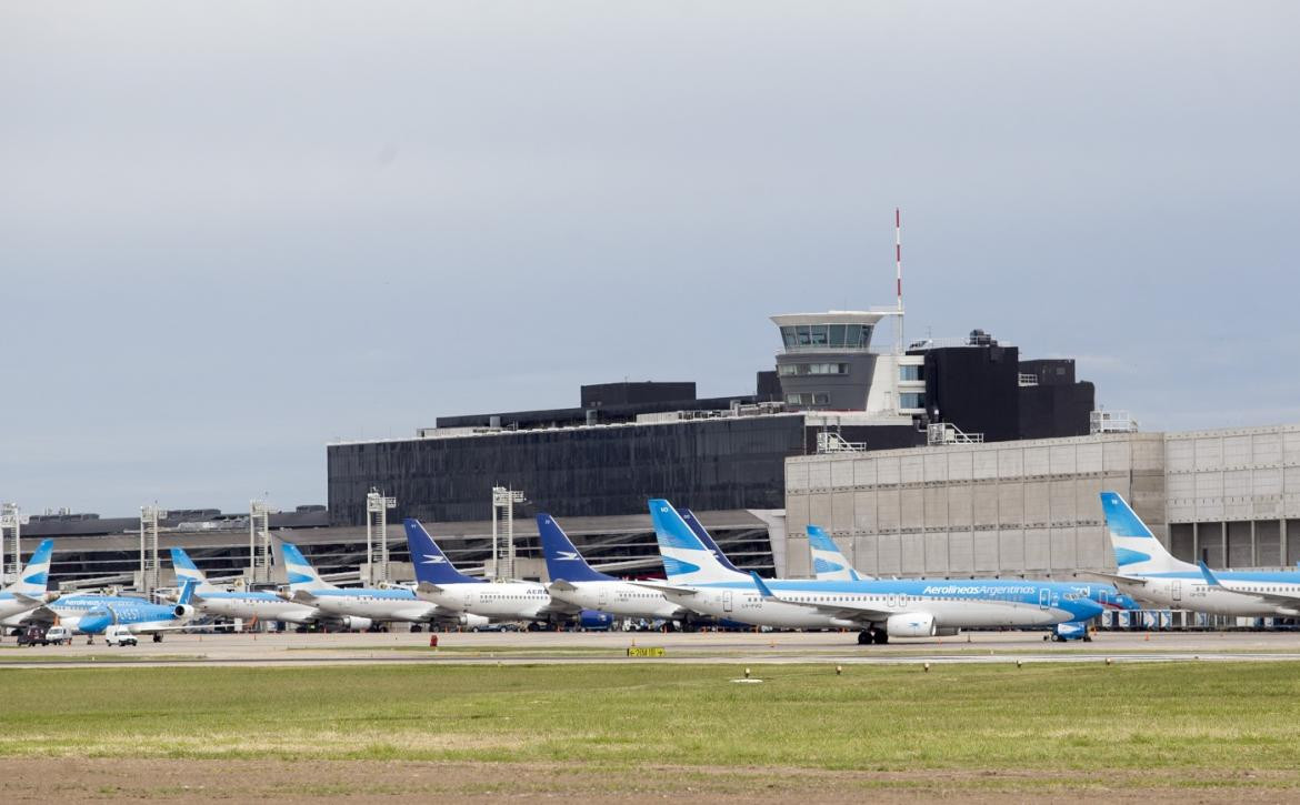 Aeroparque Jorge Newbery, aviones, Aerolíneas Argentinas, NA