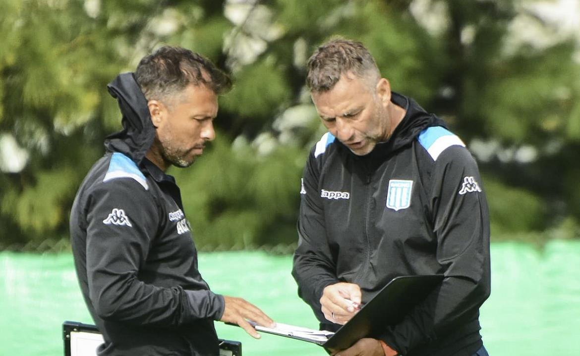 Juan Antonio Pizzi, DT de Racing, entrenamiento, fútbol argentino, NA