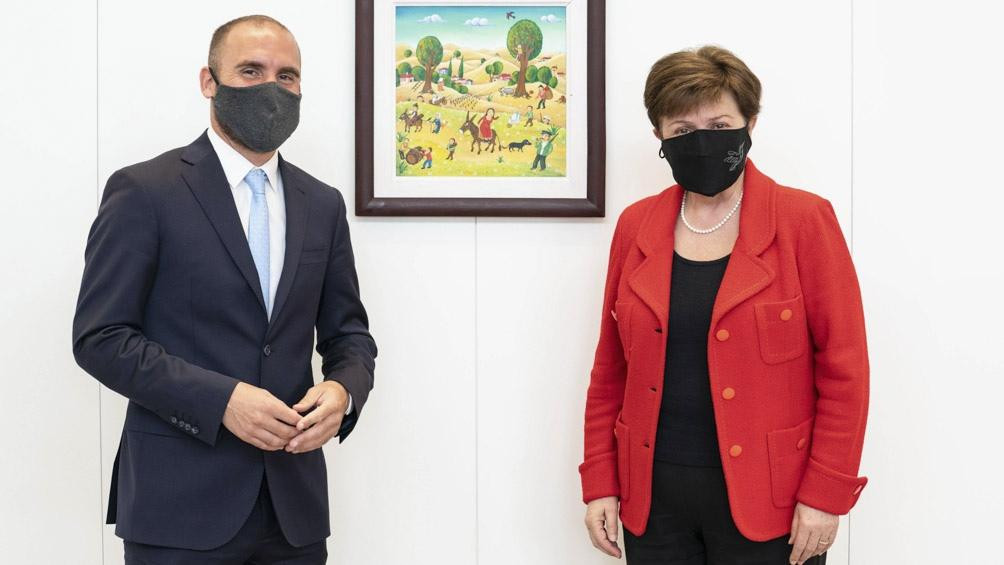 Martín Guzmán y Kristalina Georgieva, AGENCIA NA