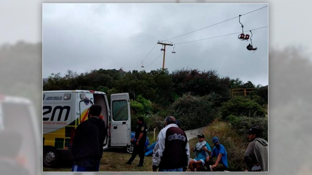 Accidente con aerosilla en Córdoba