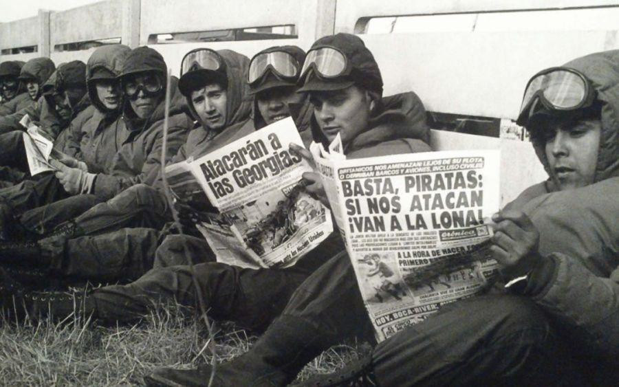 Soldados en la Guerra de Malvinas