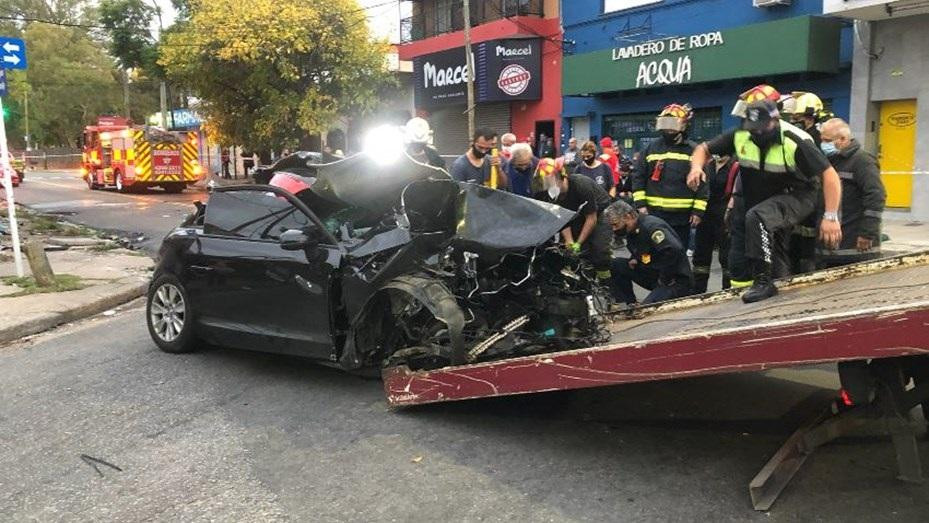 Accidente fatal en Lanús