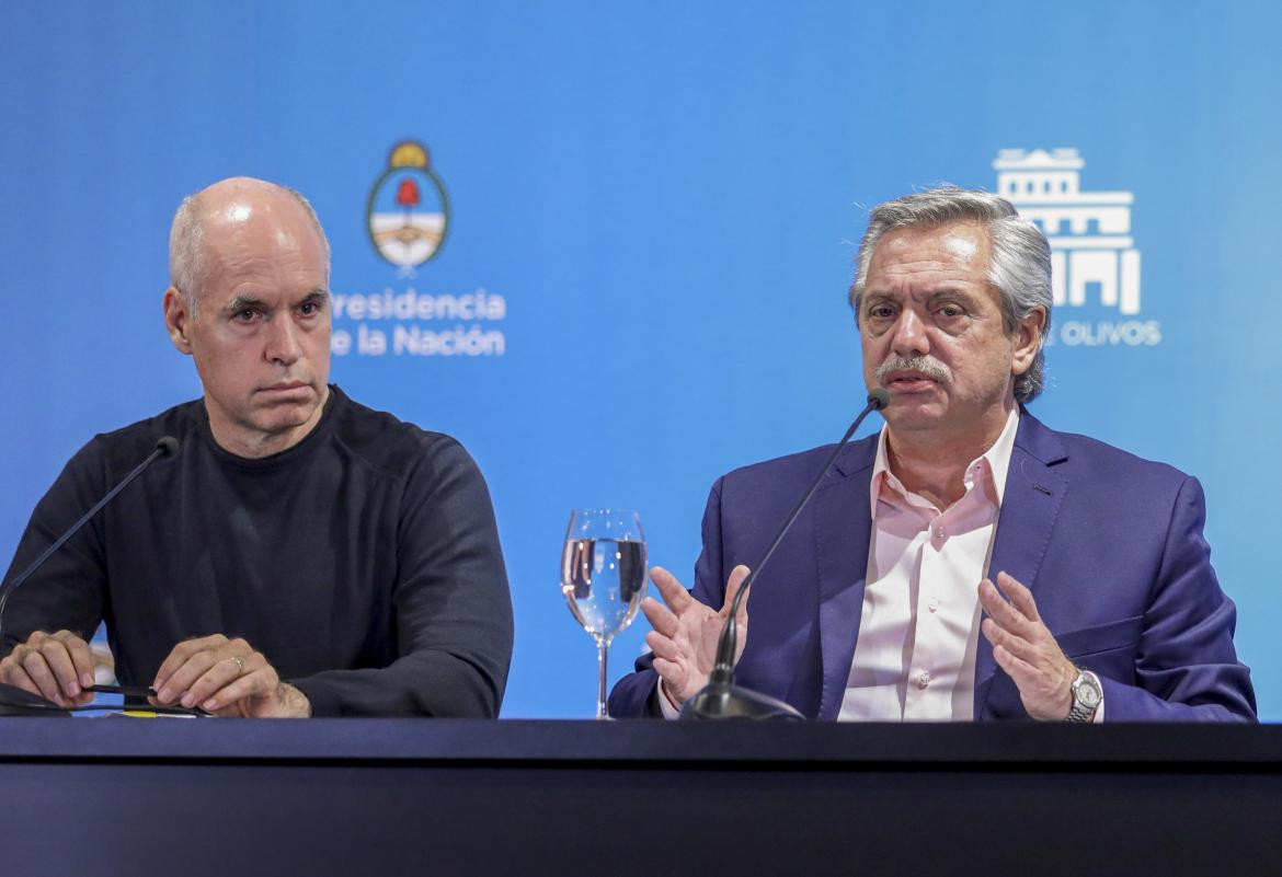 Alberto Fernández y Rodríguez Larreta, NA