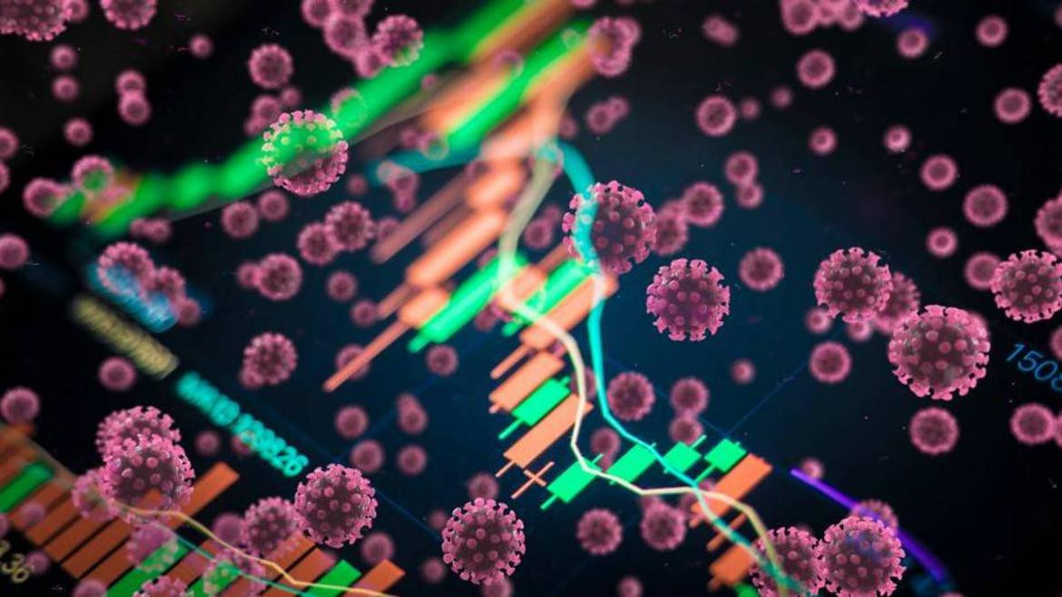 Coronavirus en el mundo, foto artística