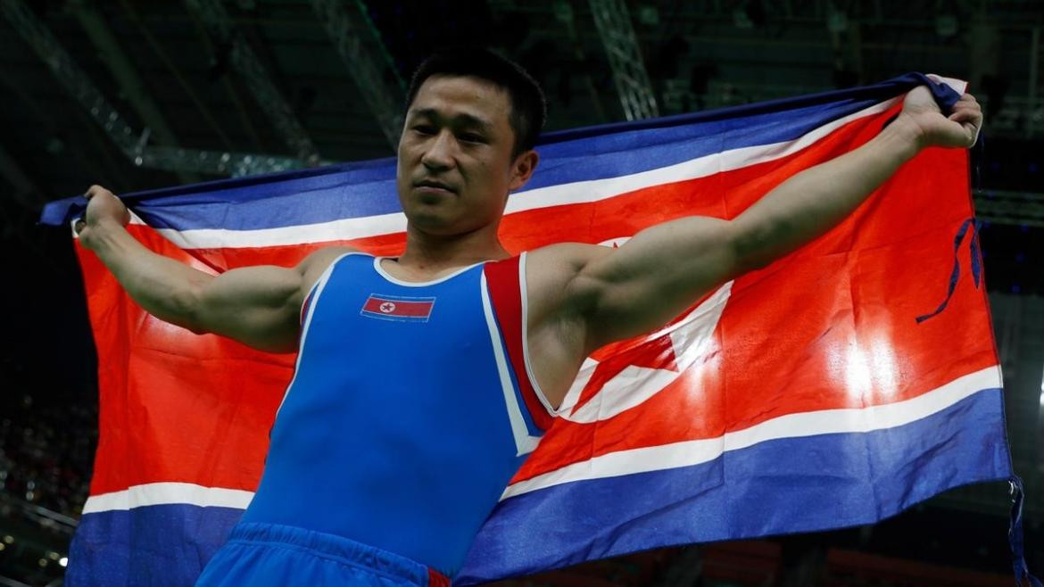 Atleta de Corea del Norte en los Juegos Olímpicos de Rio de Janeiro 2016