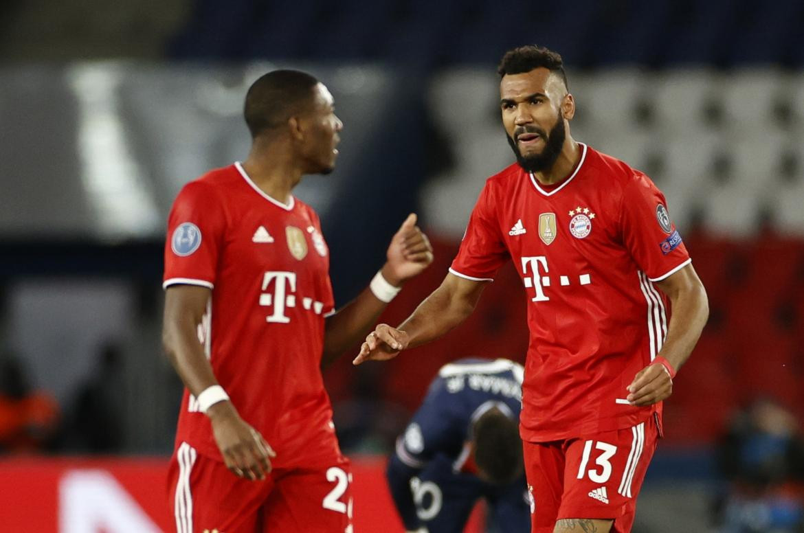 Festejo del Bayern Munich ante el PSG por Champions League, REUTERS