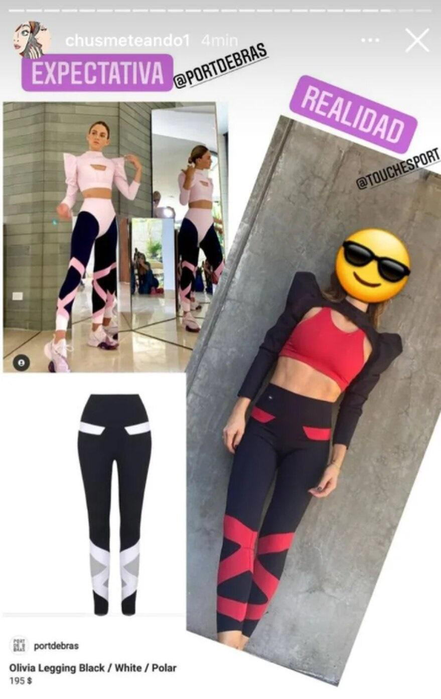 Historia de Instagram con la línea de ropa de la China Suárez