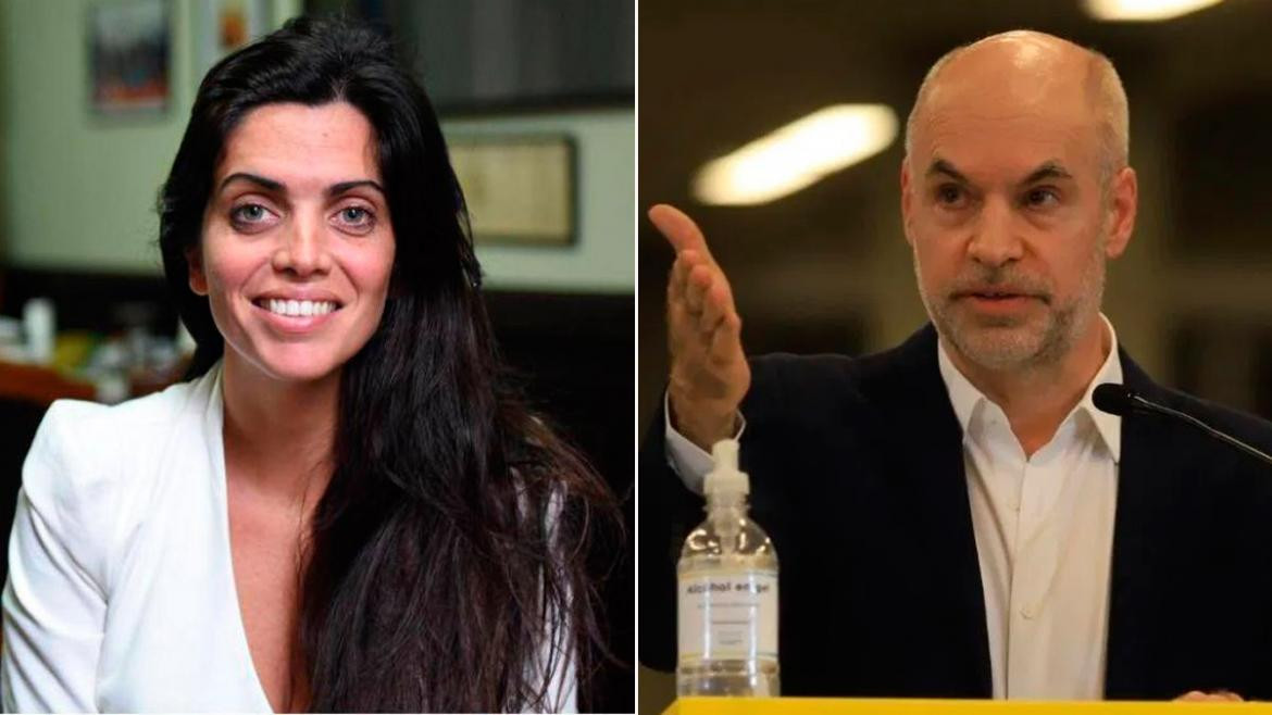 Luana Volnovich y Horacio Rodríguez Larreta