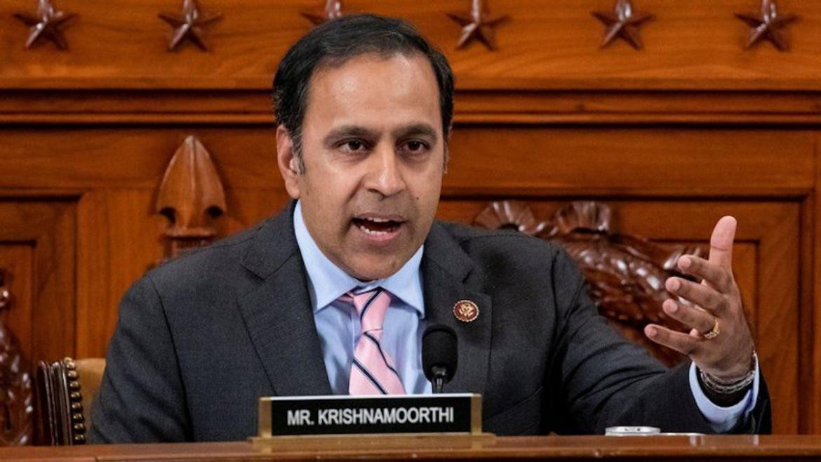 Raja Krishnamoorthi, congresista de Estados Unidos.