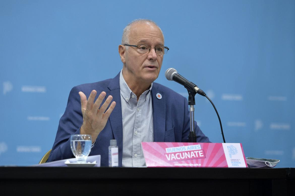 Daniel Gollán, ministro de Salud bonaerense. NA.