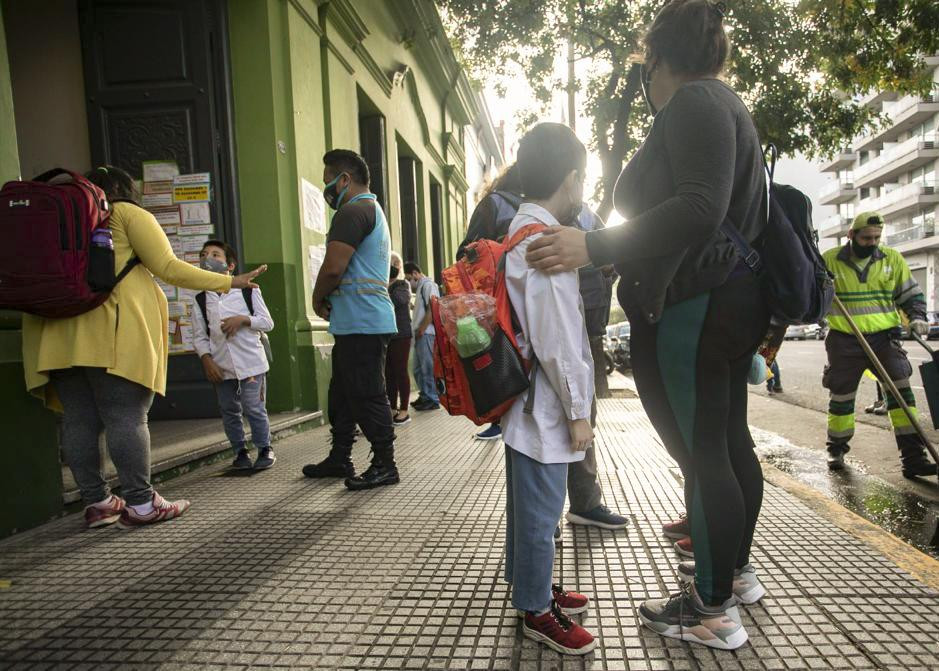 Escuela de la Ciudad de Buenos Aires, coronavirus en la Argentina, pandemia de Covid, NA