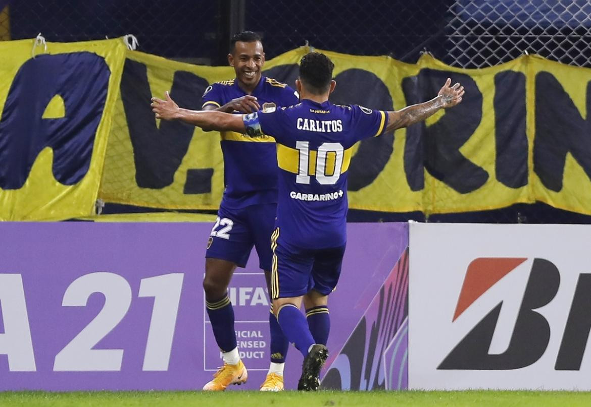 Boca Juniors vs Santos, Copa Libertadores. Reuters.