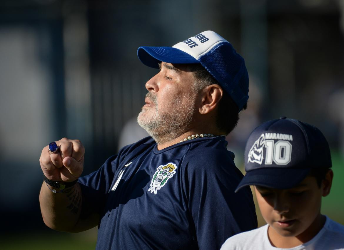 Diego Maradona, Agencia NA