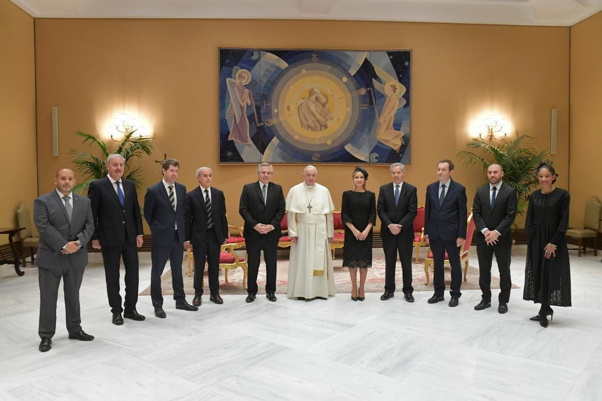 El Papa Francisco y el presidente Alberto Fernández, Vaticano, Foto: Reuters