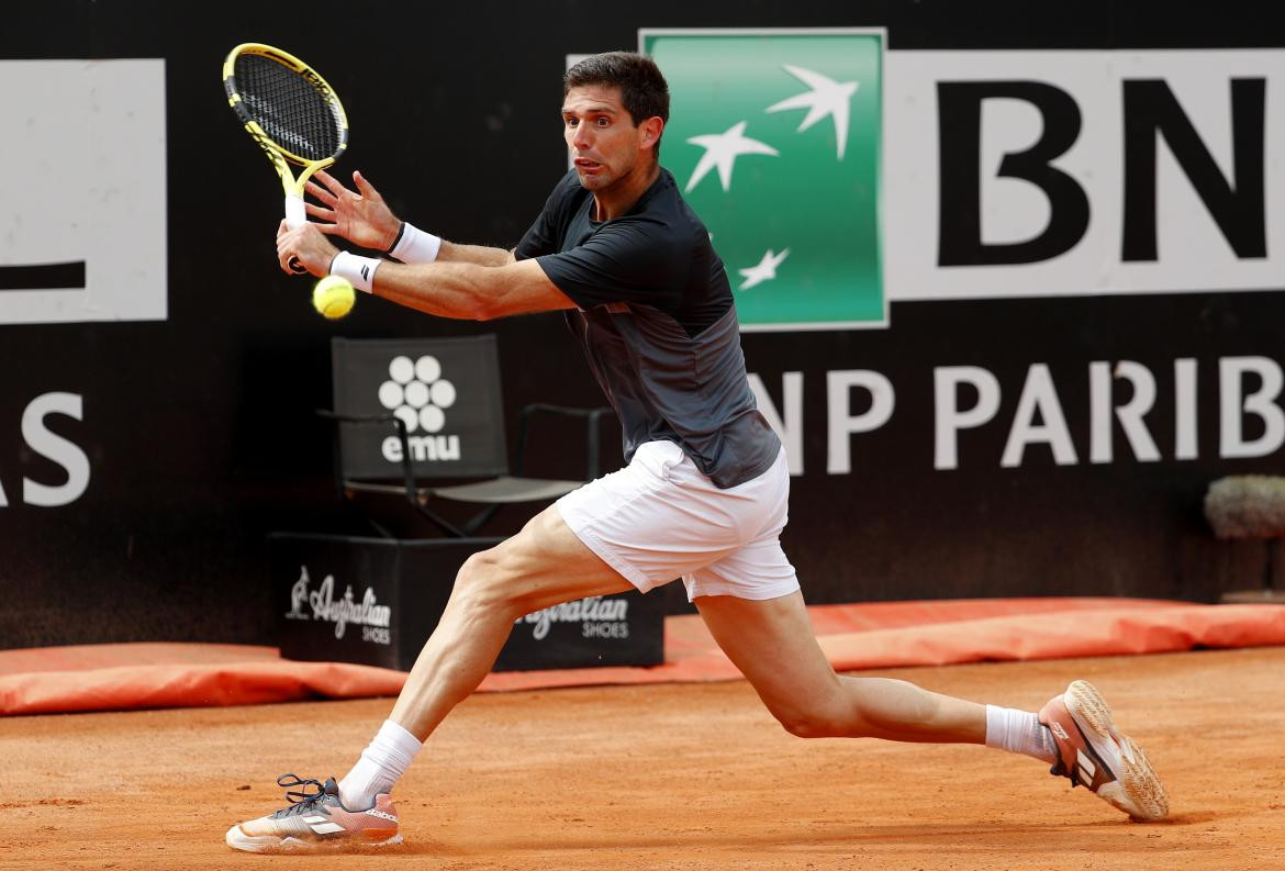 Federico Delbonis en el Masters 1000 de Roma, REUTERS