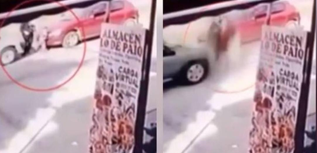 Atropelló y mató en Dock Sud, foto captura video