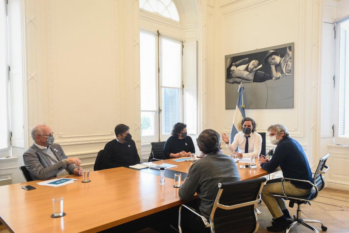 Reunión de Cafiero con sus pares de Provincia y Ciudad para evaluar nuevas restricciones