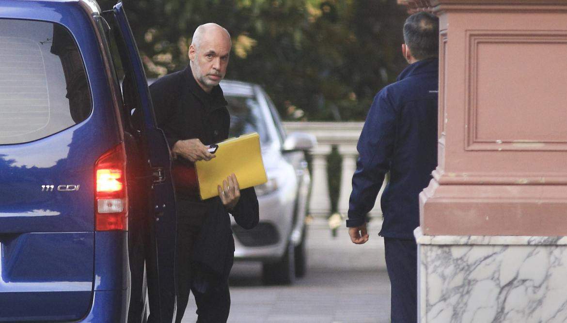 Horacio Rodríguez Larreta en Casa Rosada NA	