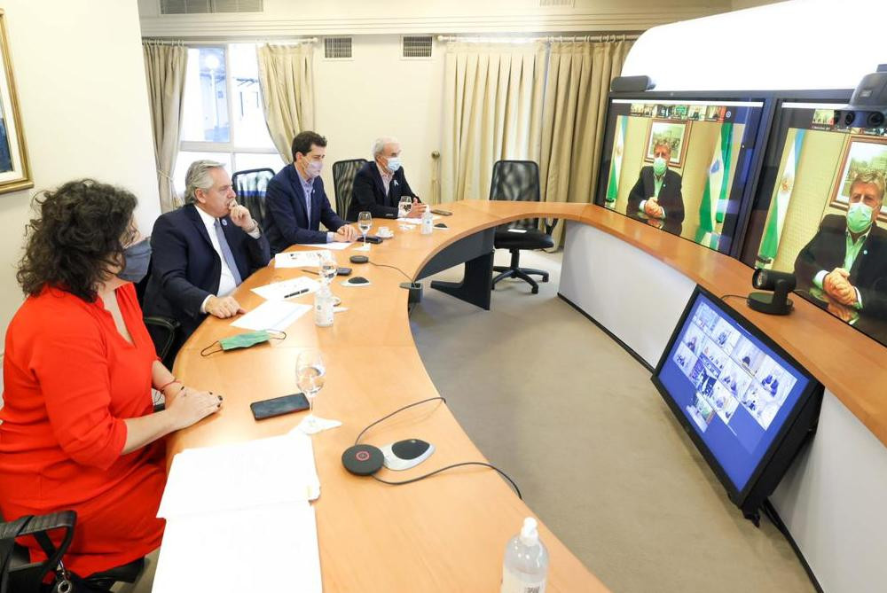 Alberto Fernández, presidente de Argentina, video conferencia, gobernadores, Foto Presidencia